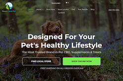 Green Coast Pet Company Website