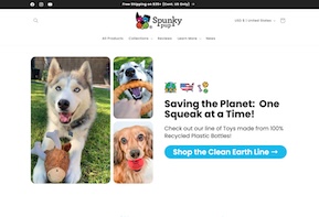 Spunky Pup Website